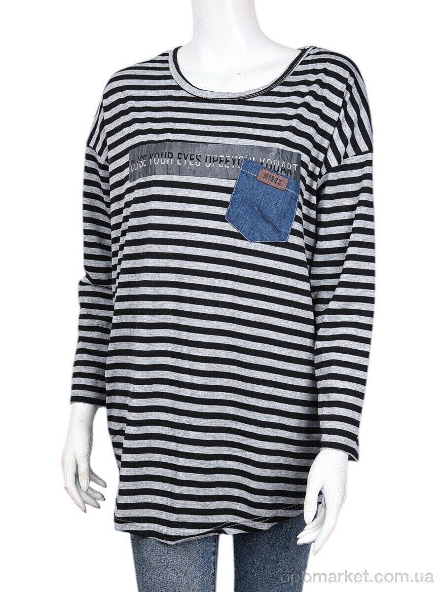 Купить Батник жіночі B084-1 grey (10472) DuDuBoBo сірий, фото 4