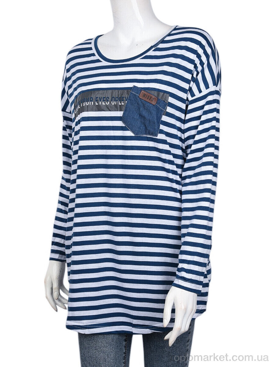 Купить Батник жіночі B084-4 blue (10476) DuDuBoBo синій, фото 4