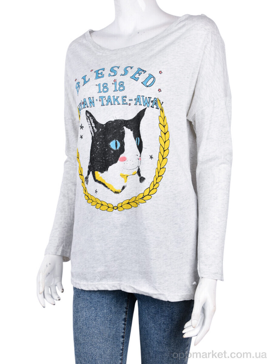 Купить Кофта жіночі B091-1 grey (10721) DuoDuoBoBo сірий, фото 4