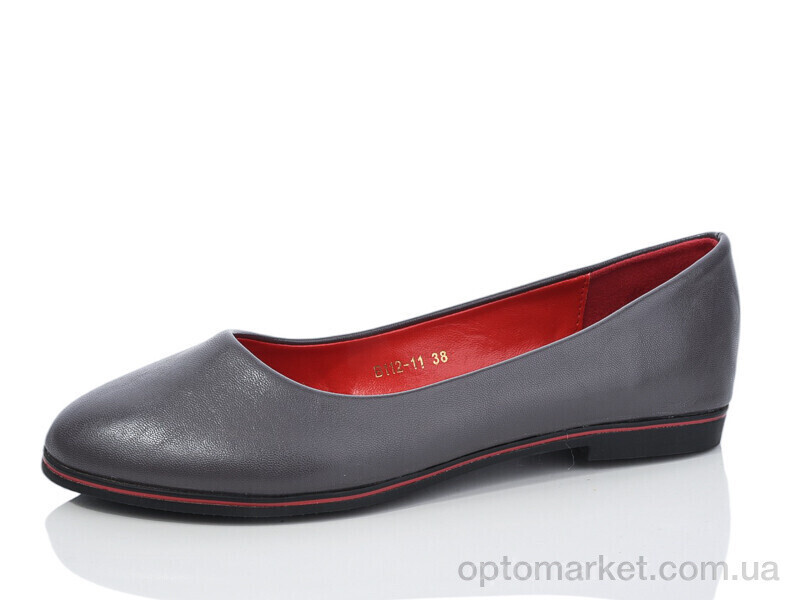 Купить Балетки жіночі B112-11 Camille сірий, фото 2