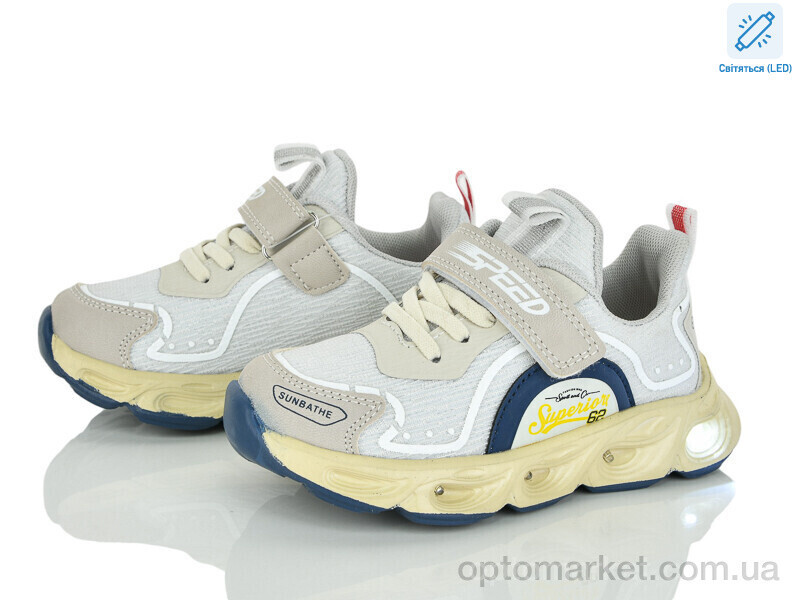 Купить Кросівки дитячі B11485-3 LED JongGolf сірий, фото 2