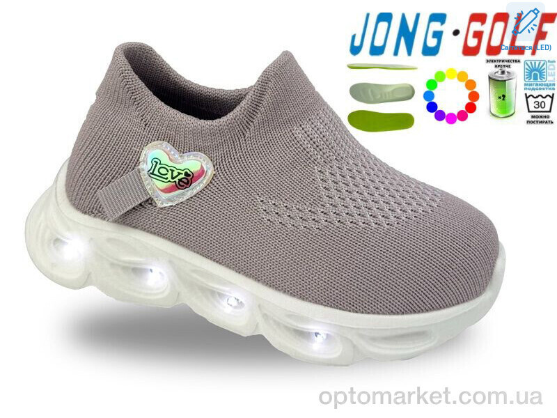 Купить Кросівки дитячі B11730-12 LED JongGolf фіолетовий, фото 2