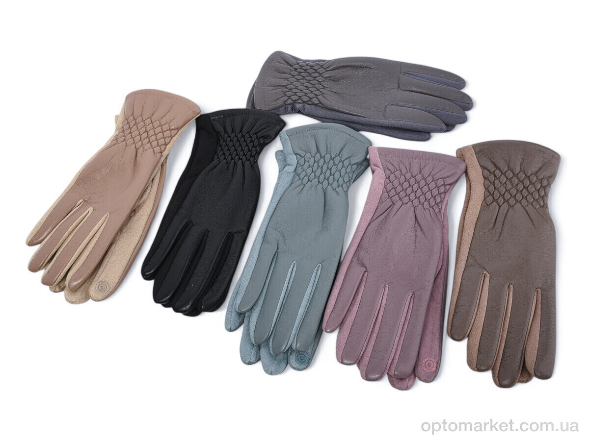 Купить Рукавички жіночі B13-85 mix Number one мікс, фото 2