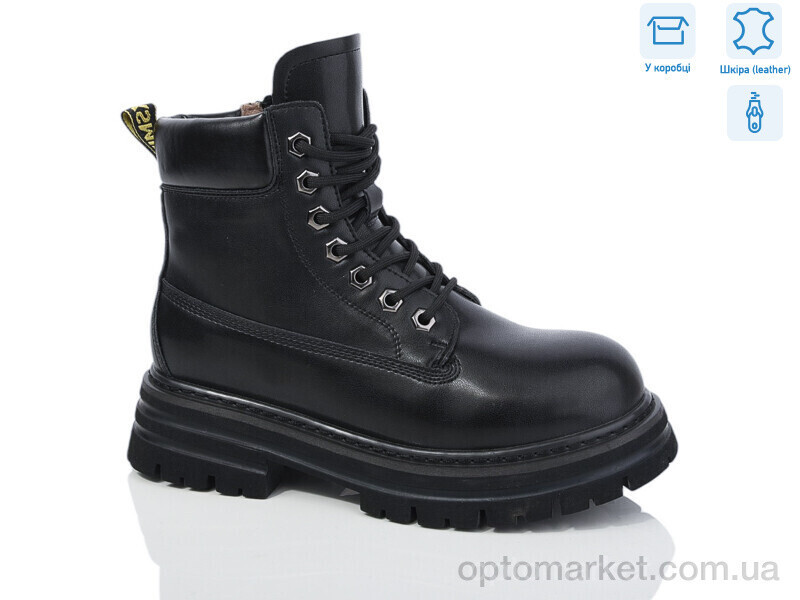 Купить Черевики жіночі B131 Girnaive чорний, фото 2