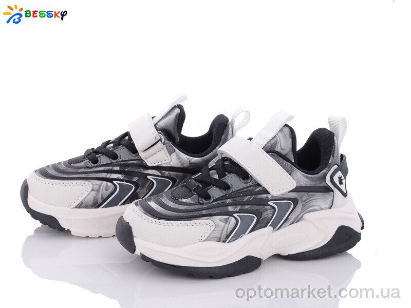 Купить Кросівки дитячі B1528-4B Bessky сірий, фото 2