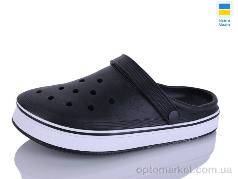 Купить Крокси жіночі B17 чорний Verta чорний, фото 2