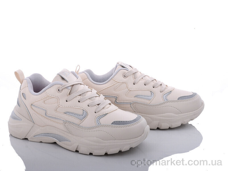 Купить Кросівки жіночі B2104-2 Demax бежевий, фото 2