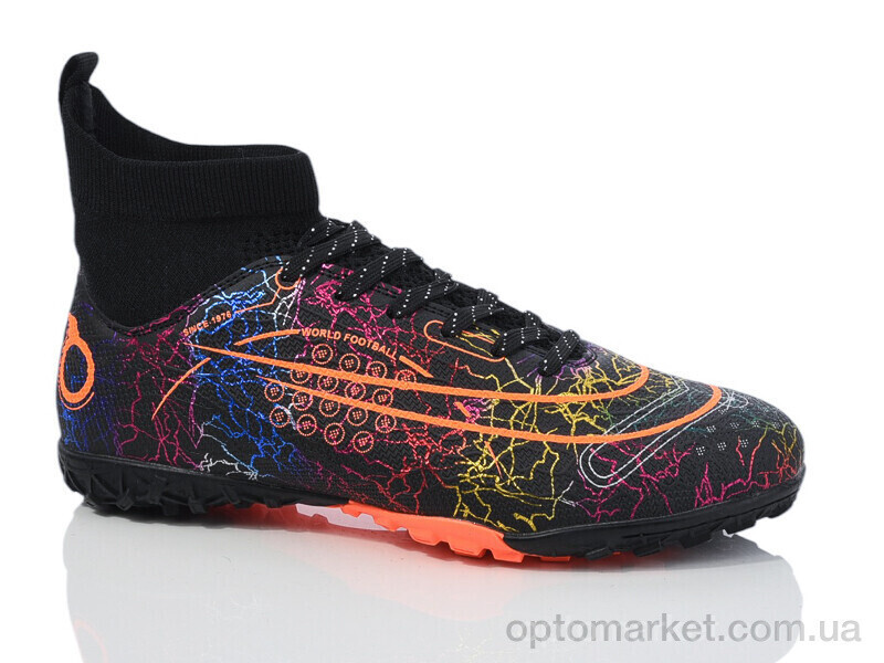 Купить Футбольне взуття дитячі B2324-2S Demax чорний, фото 2