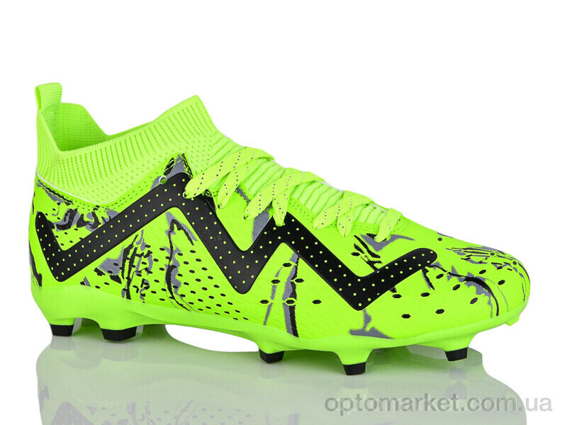 Купить Футбольне взуття дитячі B2330-7H Demax зелений, фото 2