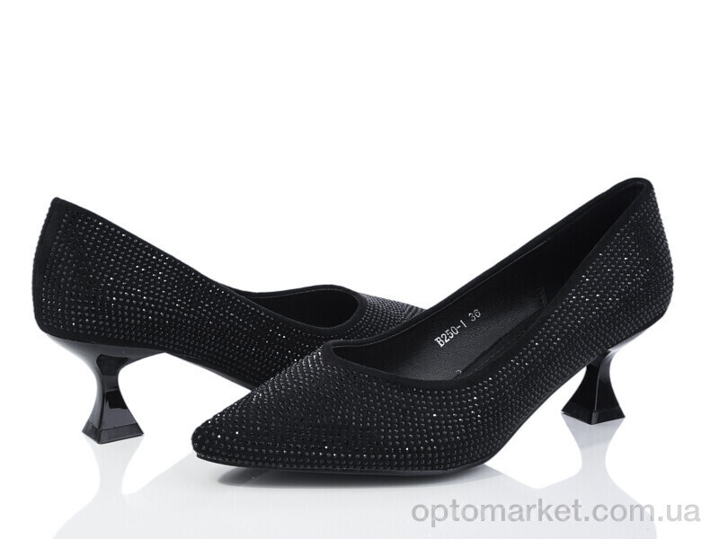 Купить Туфлі жіночі B250-1 Loretta чорний, фото 2