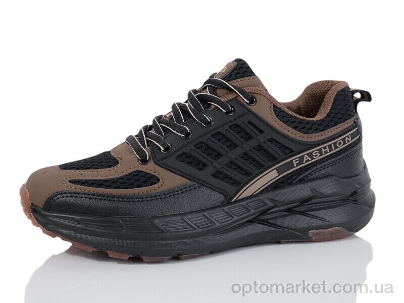 Купить Кросівки унісекс B256-7 KMB коричневий, фото 2