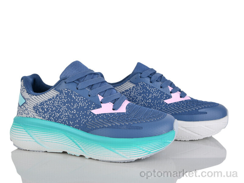 Купить Кросівки жіночі B258-5 піна Run Life синій, фото 2