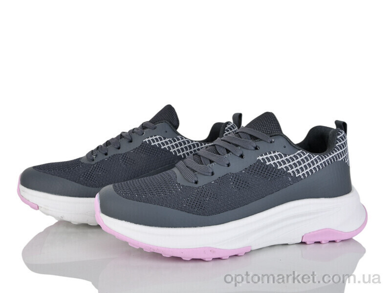 Купить Кросівки жіночі B267-3 піна Run Life сірий, фото 2