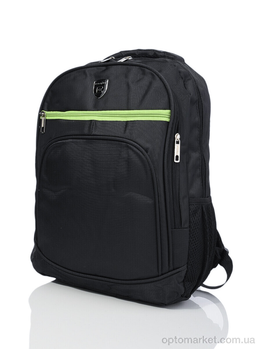 Купить Рюкзак унісекс B300-14 black Obuvok чорний, фото 3