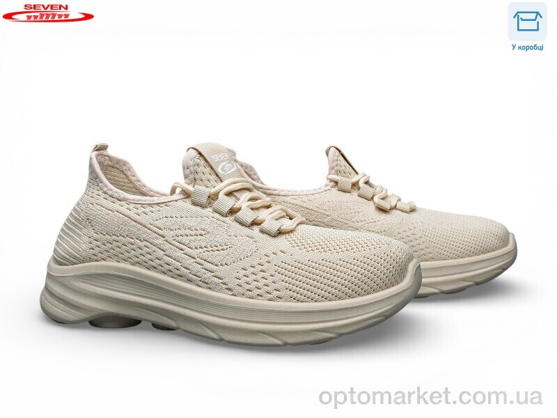 Купить Кросівки жіночі B36-3 піна Seven бежевий, фото 2