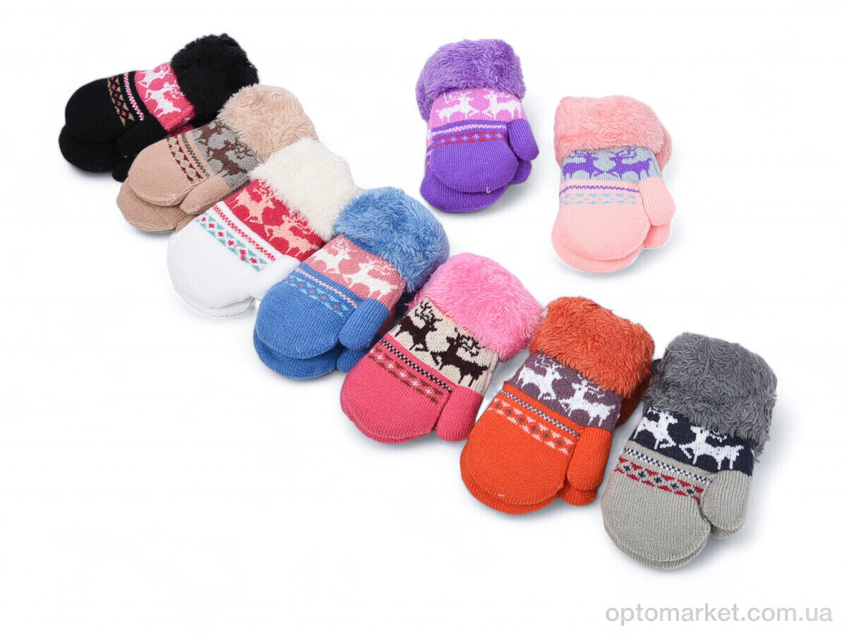 Купить Рукавиці дитячі B455 mix Королева мікс, фото 3