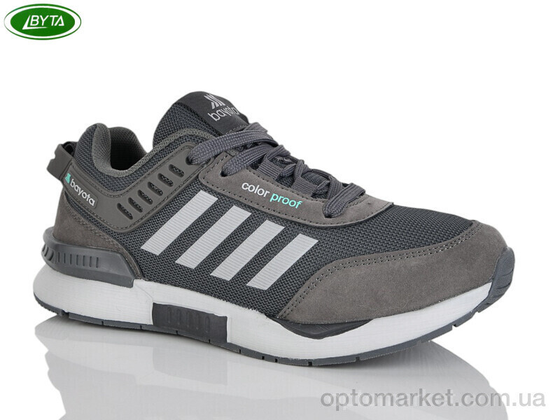 Купить Кросівки унісекс B5231-7 Bayota сірий, фото 3