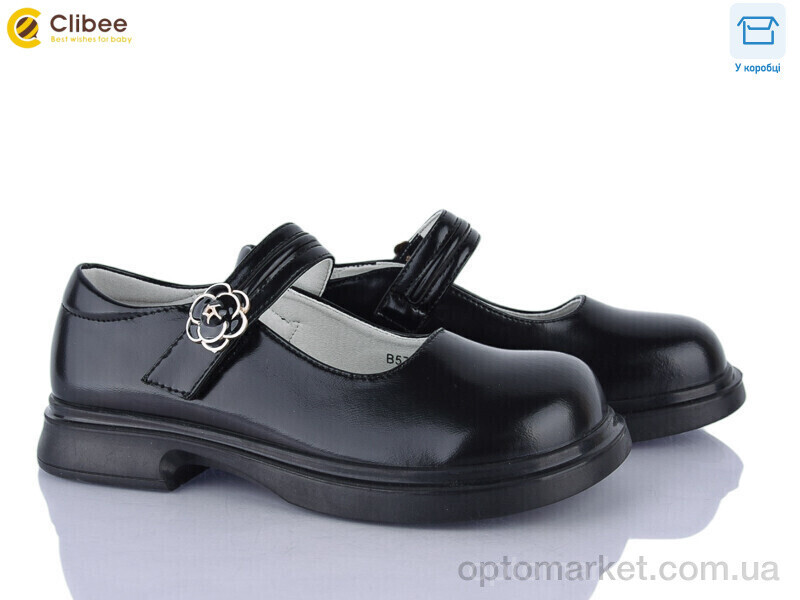 Купить Туфлі дитячі B5709PU black Apawwa чорний, фото 2