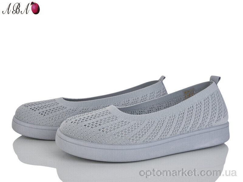 Купить Балетки жіночі B5862-1-5 Aba сірий, фото 3
