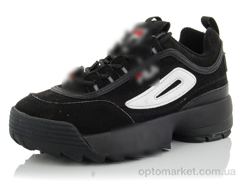 Купить Кросівки жіночі B8010-1 F.la чорний, фото 4