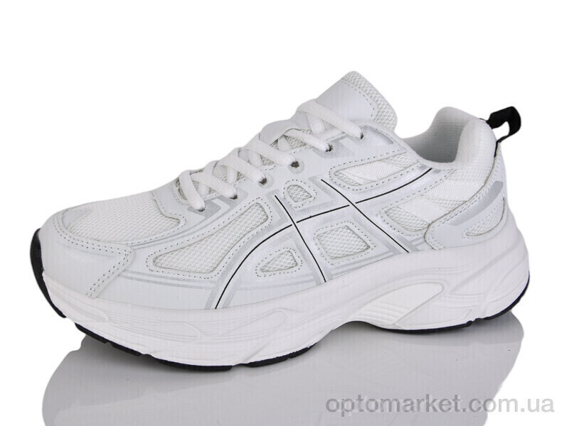 Купить Кросівки унісекс B8012-1 Run Life білий, фото 2