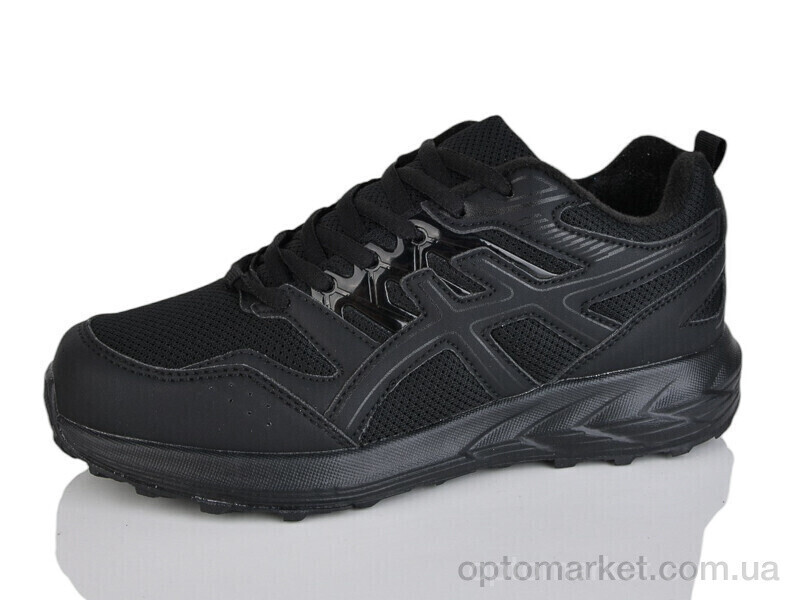 Купить Кросівки унісекс B8021-5 Run Life чорний, фото 2