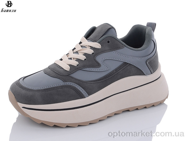 Купить Кросівки жіночі B806-5 Башили сірий, фото 2