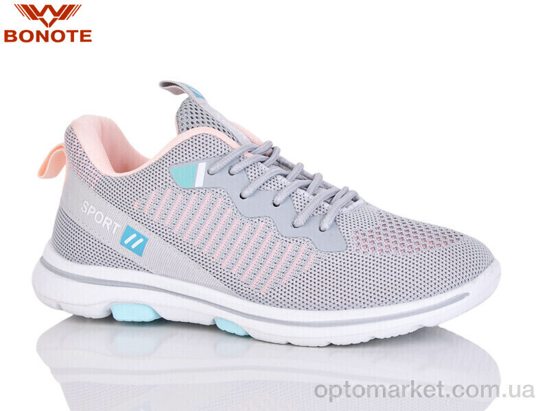 Купить Кросівки жіночі B9070-7 Bonote сірий, фото 2