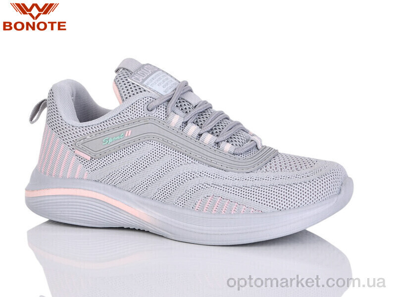 Купить Кросівки жіночі B9071-6 Bonote сірий, фото 2