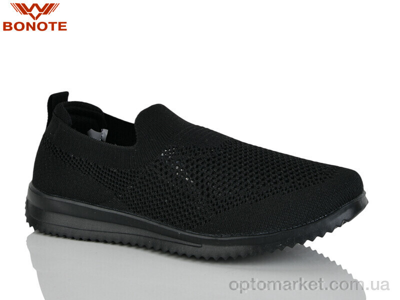 Купить Кросівки унісекс B9116-1 Bonote чорний, фото 2