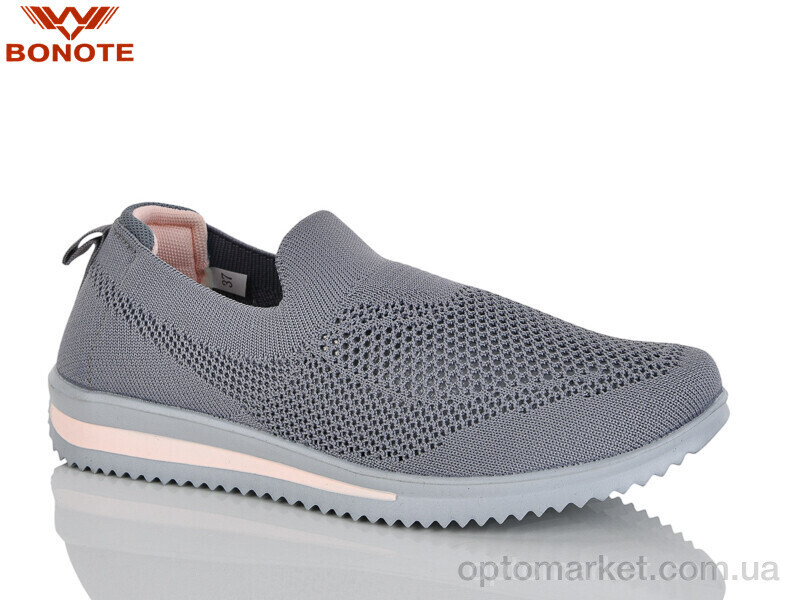 Купить Кросівки жіночі B9116-4 Bonote сірий, фото 2