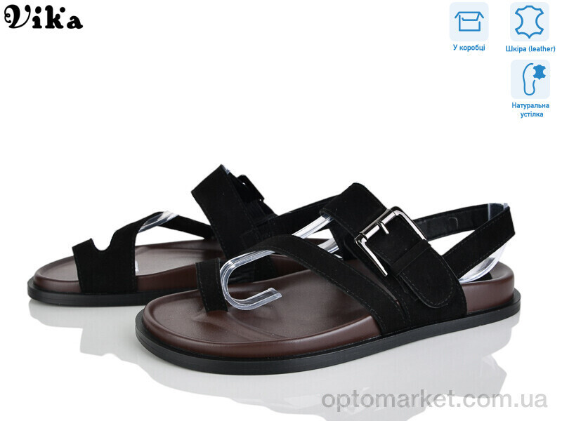 Купить Босоніжки жіночі B966-4 Vika чорний, фото 2
