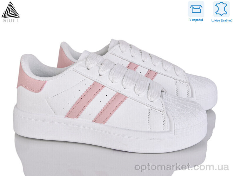 Купить Кросівки жіночі BK10-6 шкіра Stilli білий, фото 2