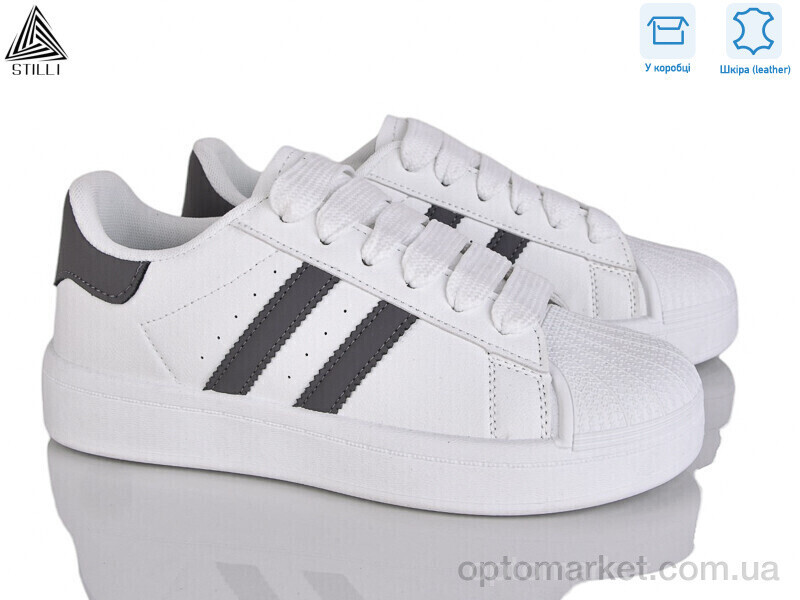 Купить Кросівки жіночі BK10-9 шкіра Stilli білий, фото 2