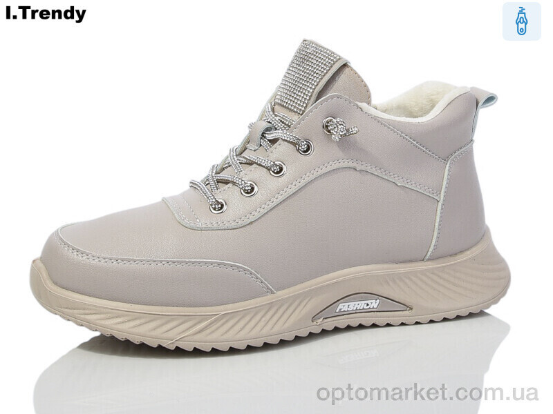 Купить Черевики жіночі BK1221-17 Trendy сірий, фото 2