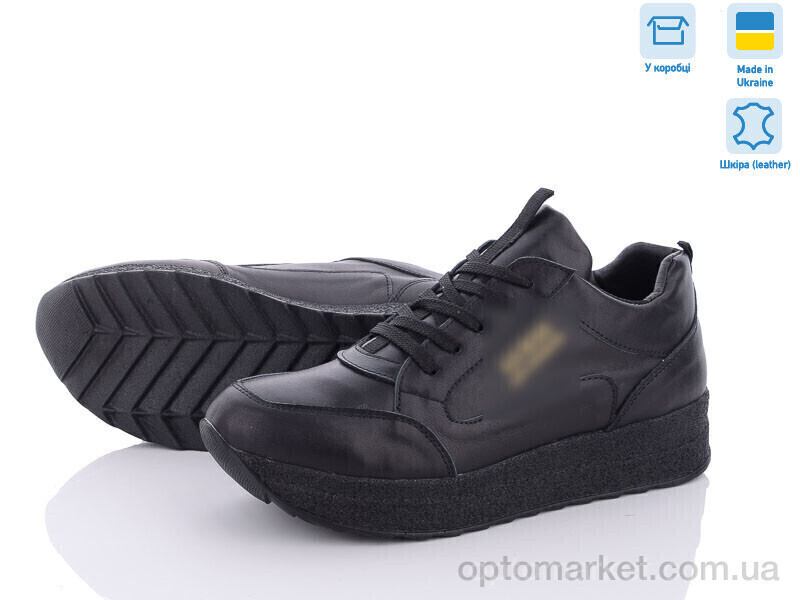 Купить Кросівки жіночі BL5202-2 чорн. шкіра G.ess чорний, фото 3