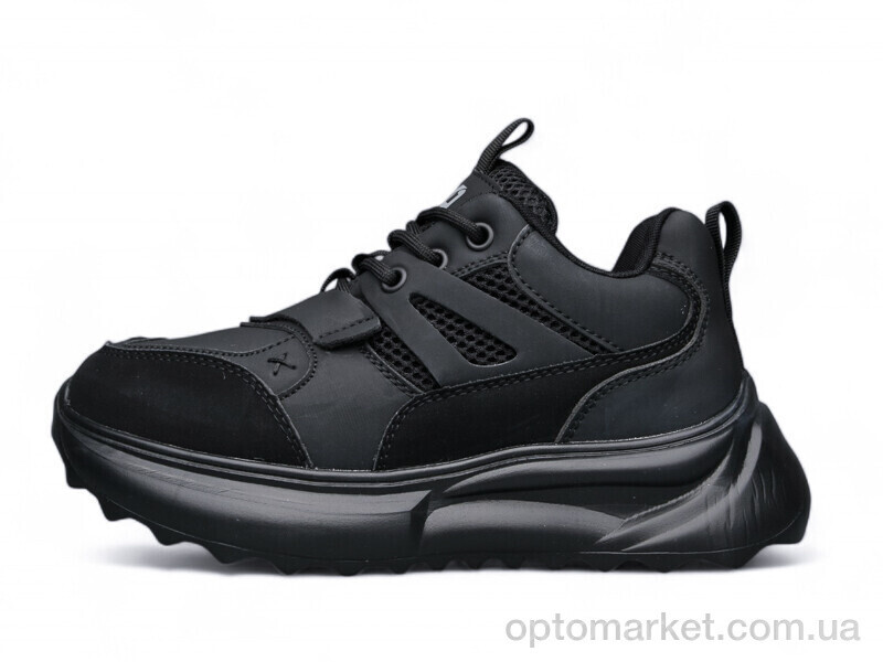 Купить Кросівки жіночі BT0976-1 MD чорний, фото 2