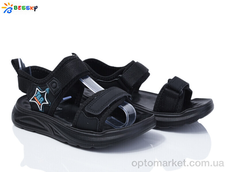 Купить Босоніжки дитячі BY4212-1C Bessky чорний, фото 2