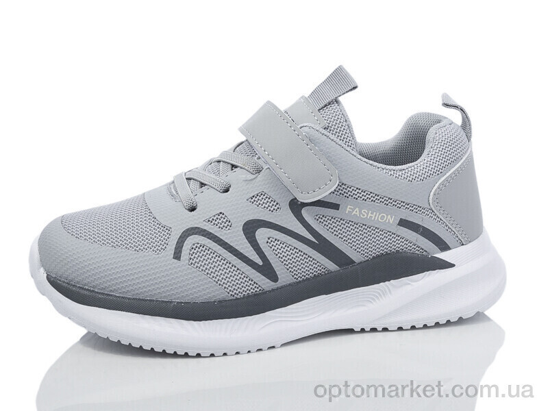 Купить Кросівки дитячі BY82-22 Смайлик сірий, фото 2