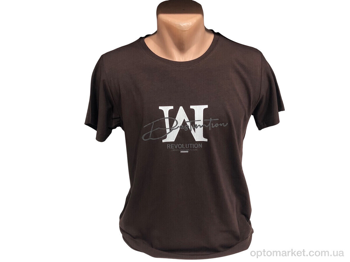 Купить Футболка чоловічі C002 коричневий R.V.C.A. коричневий, фото 2