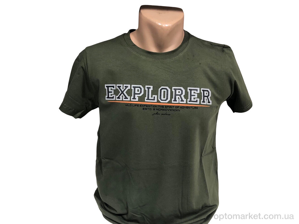 Купить Футболка чоловічі C003 хакі R.V.C.A. хакі, фото 2