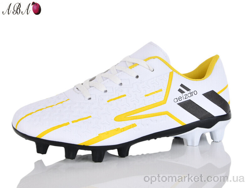 Купить Футбольне взуття дитячі C09-1 Aba білий, фото 2