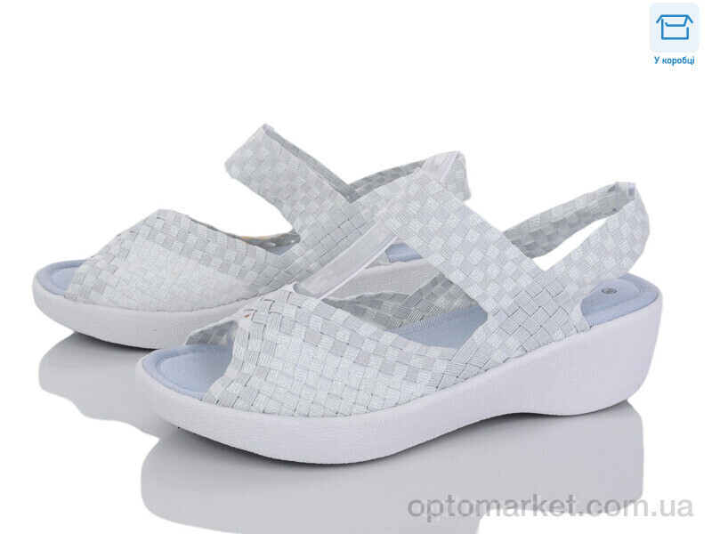 Купить Босоніжки жіночі C212-6 Fuguiyun срібний, фото 2