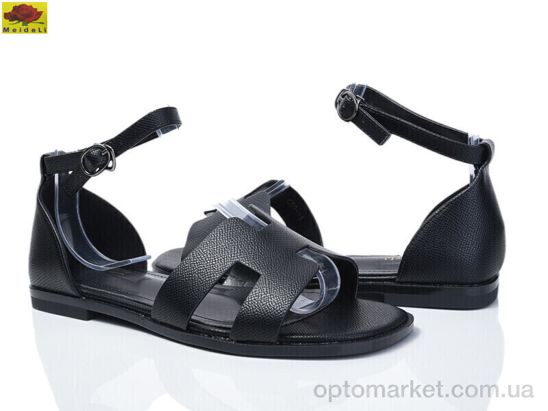 Купить Босоніжки жіночі C50-11 Mei De Li чорний, фото 2