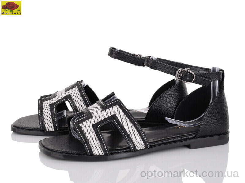 Купить Босоніжки жіночі C50-22 Mei De Li чорний, фото 2