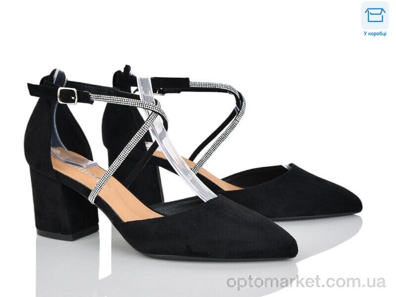 Купить Туфлі жіночі C6-1 Lemon чорний, фото 2
