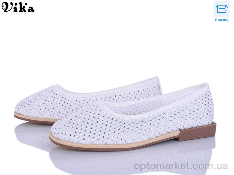 Купить Балетки жіночі C620-3 Vika білий, фото 2