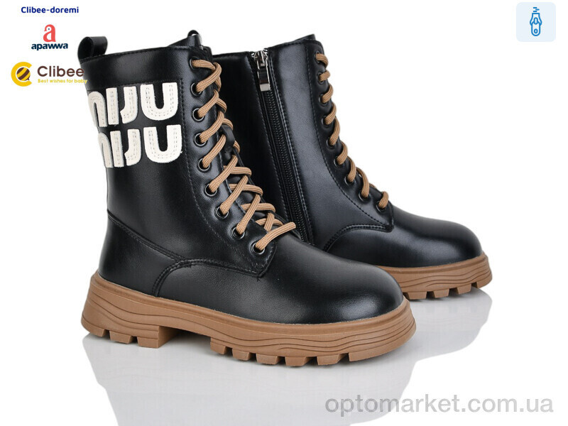 Купить Черевики дитячі C6229 black Apawwa чорний, фото 2