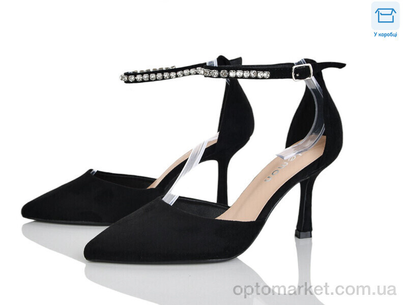 Купить Туфлі жіночі C7-1 Lemon чорний, фото 2