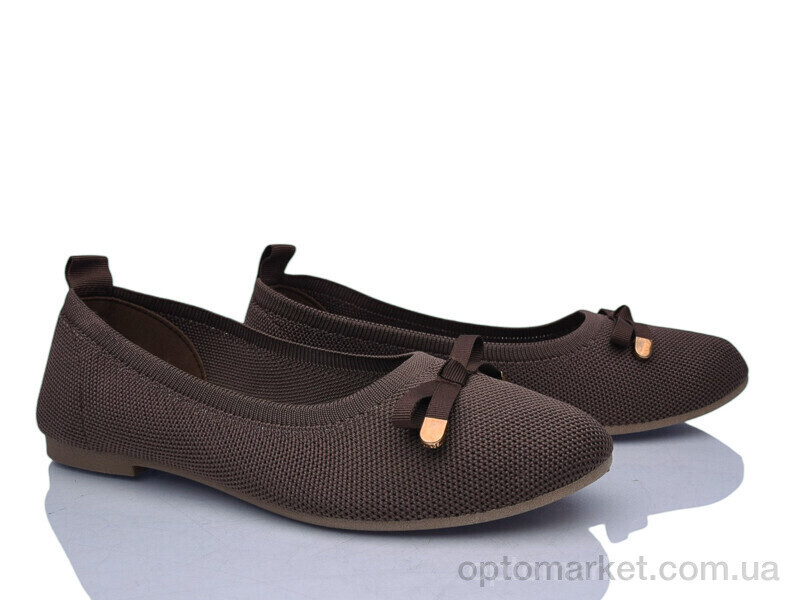 Купить Балетки жіночі CB130-2 Bella Paris коричневий, фото 2